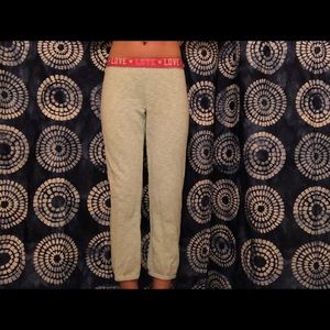 Turquoise girls sweatpants